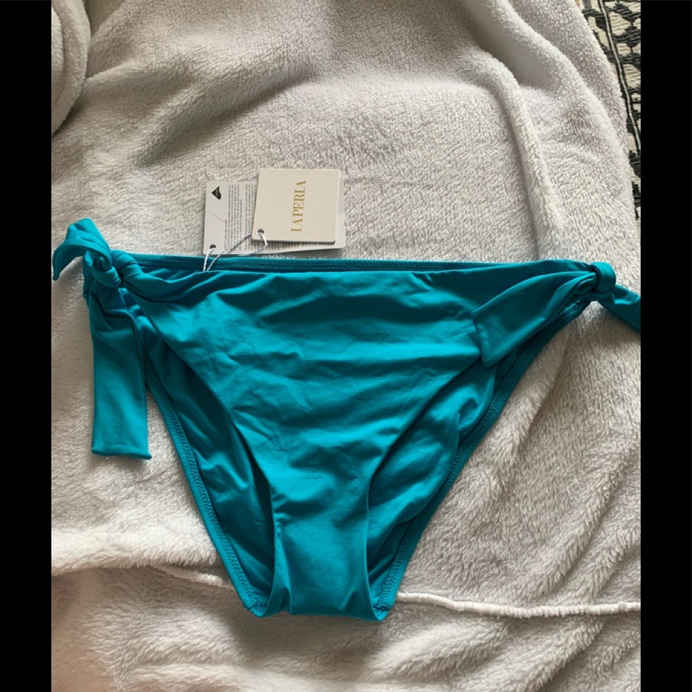 La Perla woman’s bikini bottom aqua size 5 /XL New